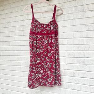Anna Taylor Vintage Y2K Red Floral Sundress